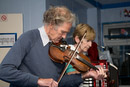 Marion & Mike of Foxes Bark, playing at a practice session.